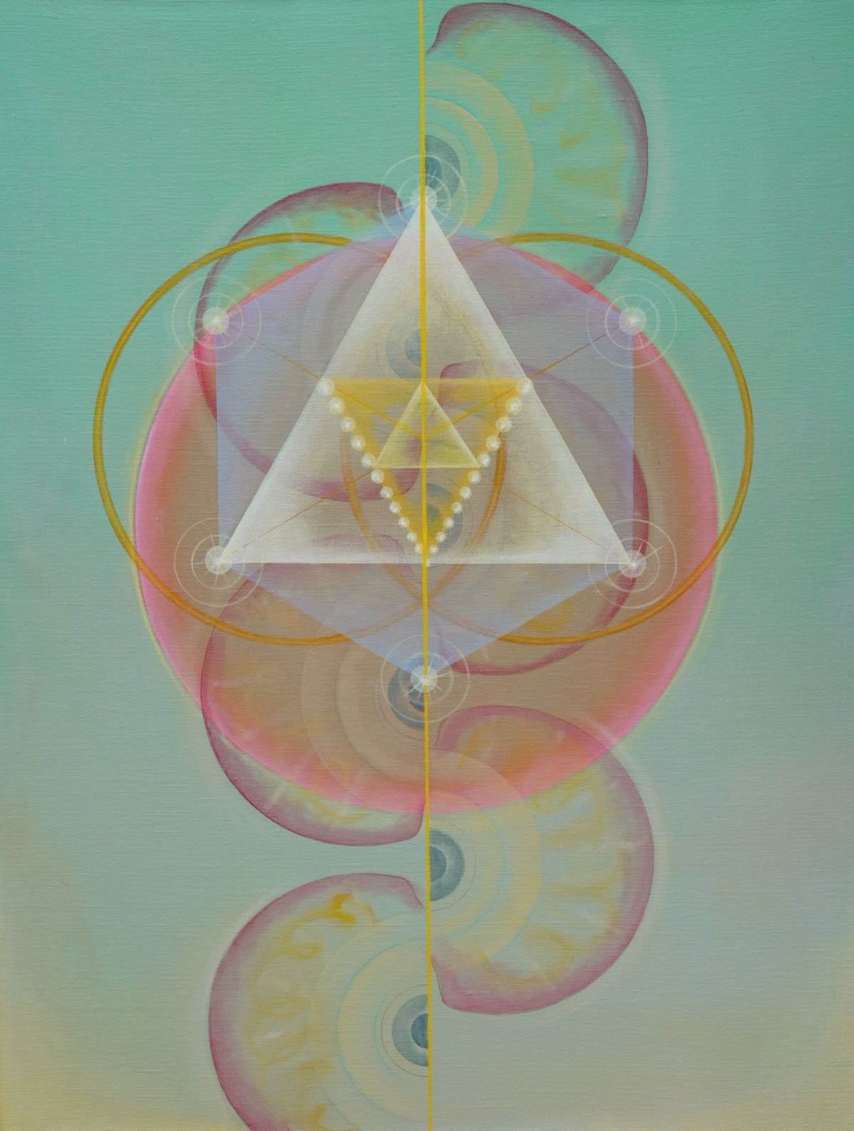 Sacred geometry painting