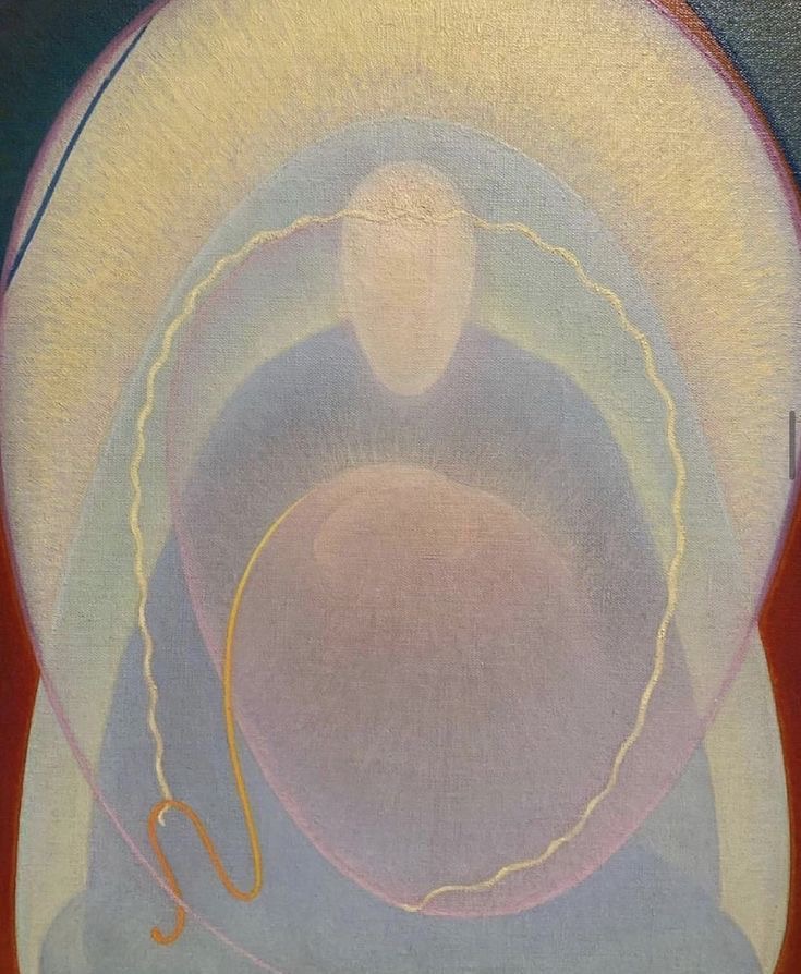 Soft luminous figure painting